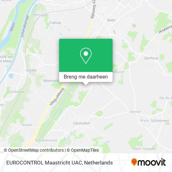 EUROCONTROL Maastricht UAC kaart