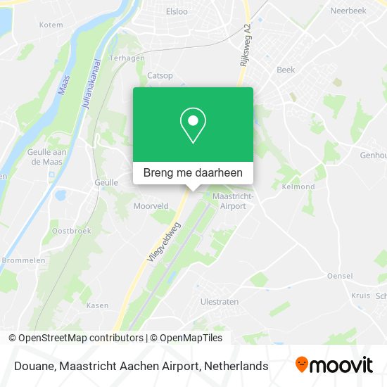 Douane, Maastricht Aachen Airport kaart
