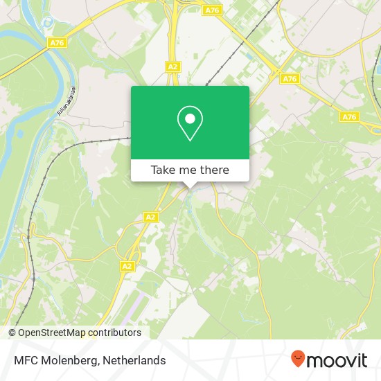 MFC Molenberg kaart