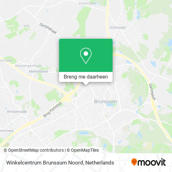 Winkelcentrum Brunssum Noord kaart