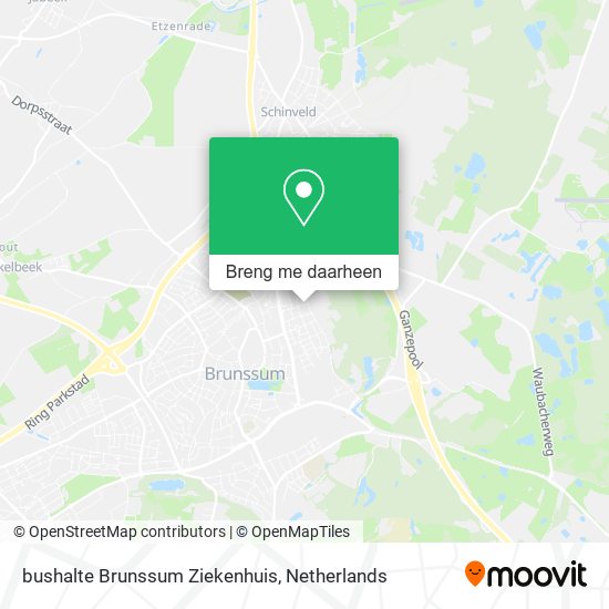 bushalte Brunssum Ziekenhuis kaart