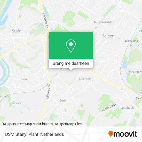 DSM Stanyl Plant kaart