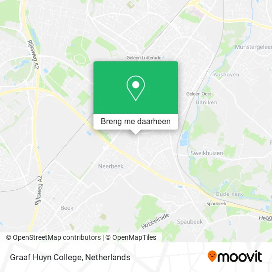 Graaf Huyn College kaart