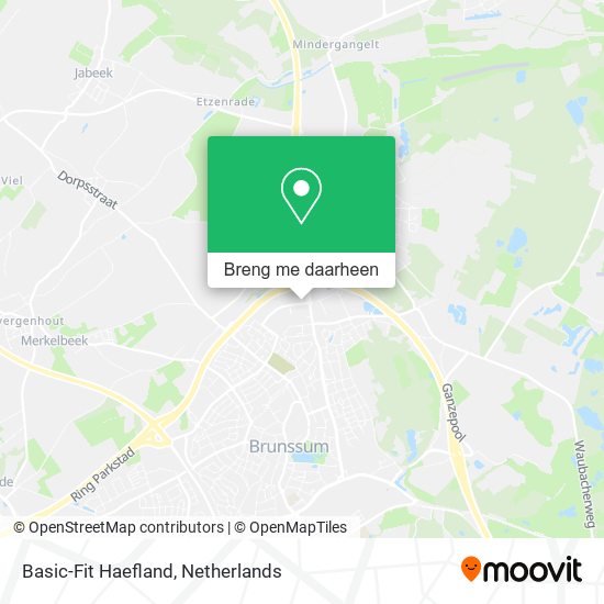 Basic-Fit Haefland kaart