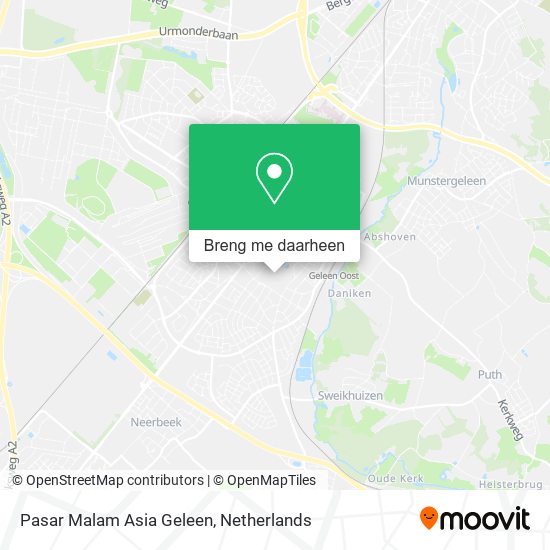 Pasar Malam Asia Geleen kaart