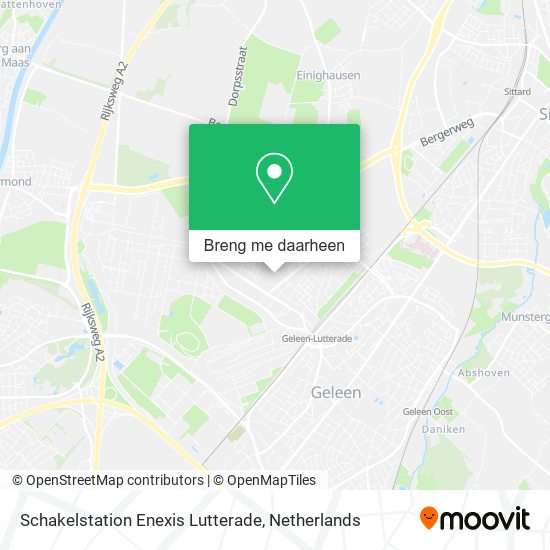 Schakelstation Enexis Lutterade kaart