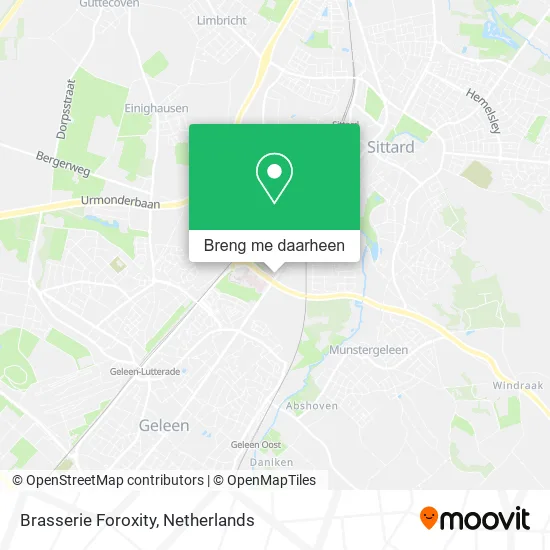 Brasserie Foroxity kaart