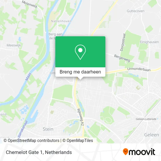 Chemelot Gate 1 kaart