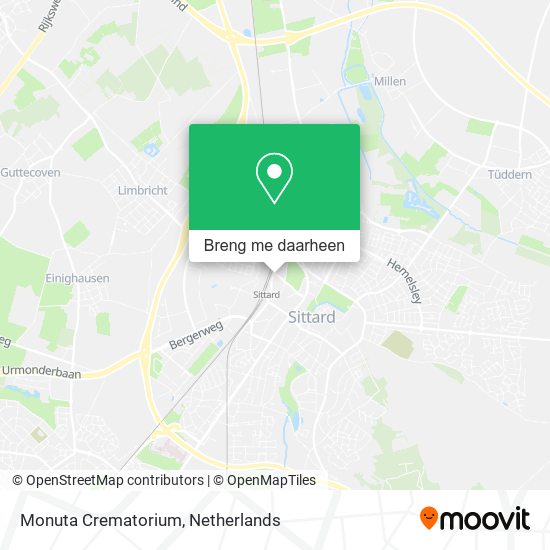 Monuta Crematorium kaart