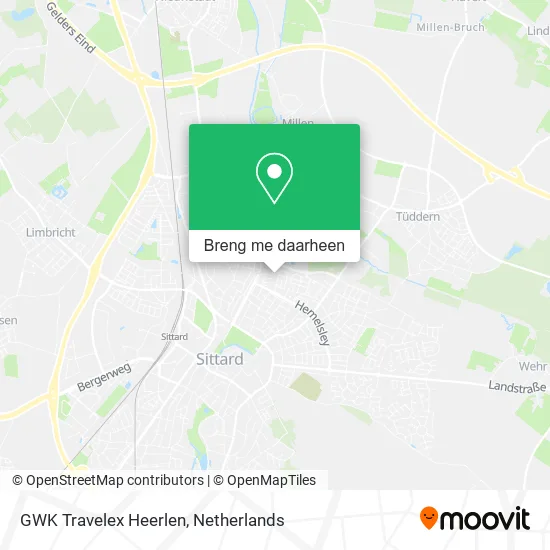 GWK Travelex Heerlen kaart
