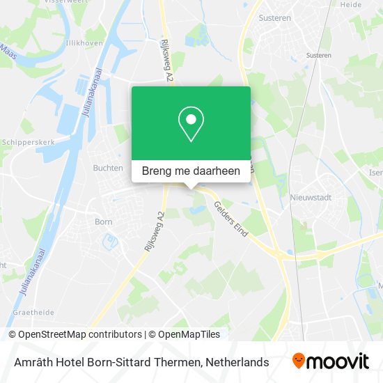 Amrâth Hotel Born-Sittard Thermen kaart