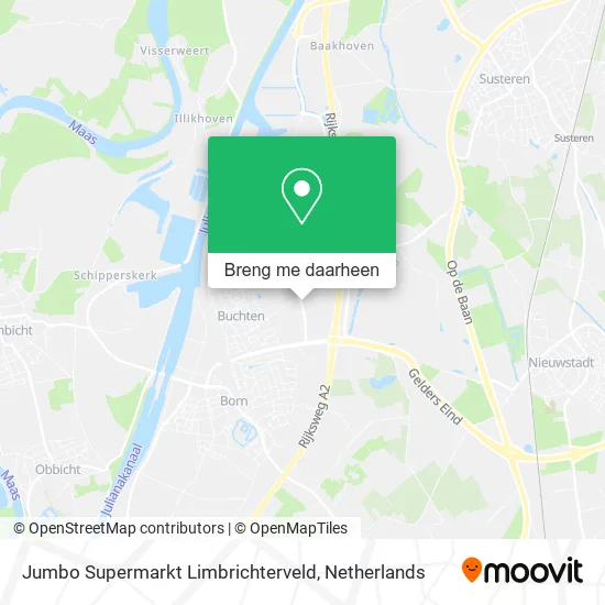 Jumbo Supermarkt Limbrichterveld kaart