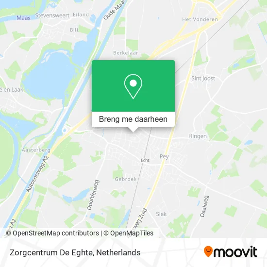 Zorgcentrum De Eghte kaart