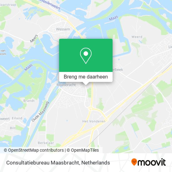 Consultatiebureau Maasbracht kaart