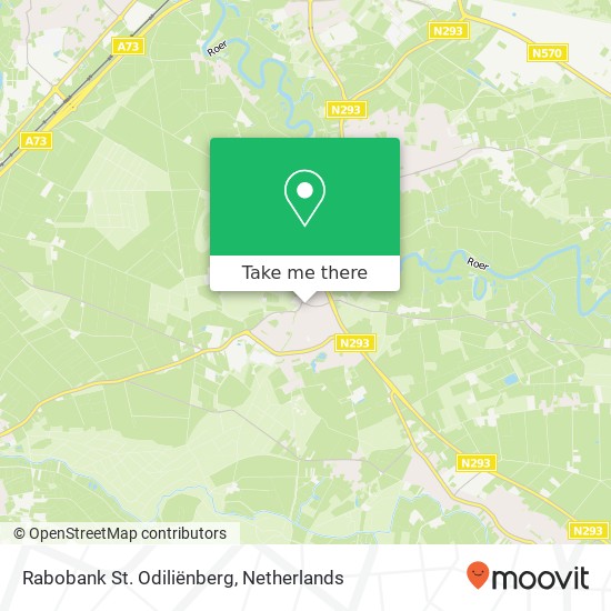 Rabobank St. Odiliënberg kaart