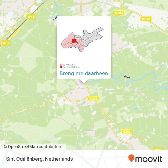 Sint Odiliënberg kaart