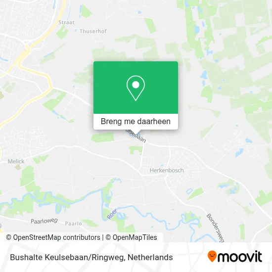 Bushalte Keulsebaan/Ringweg kaart