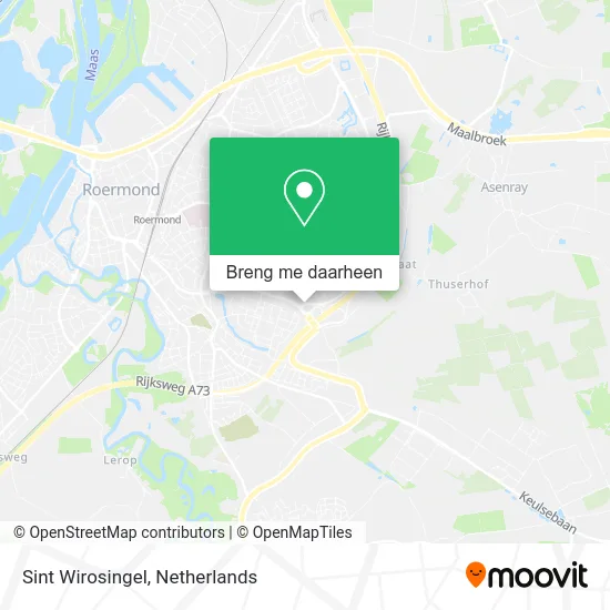 Sint Wirosingel kaart