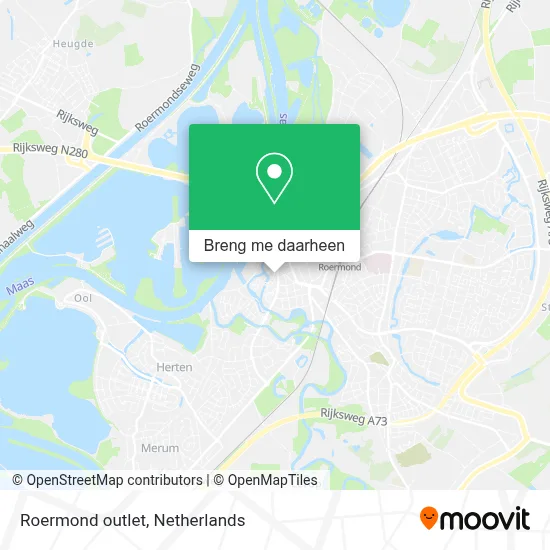 Roermond outlet kaart