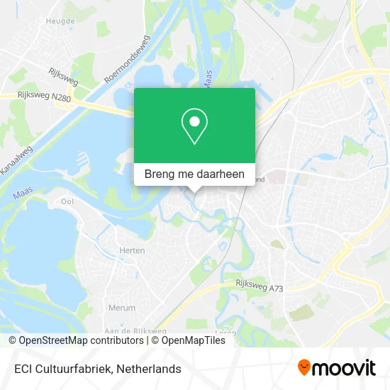 ECI Cultuurfabriek kaart