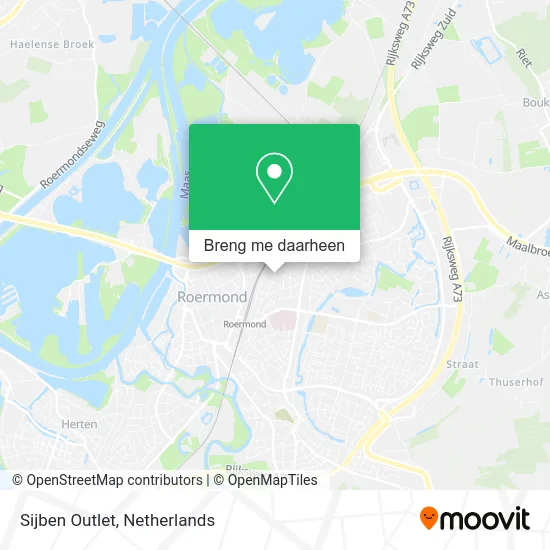 Sijben Outlet kaart