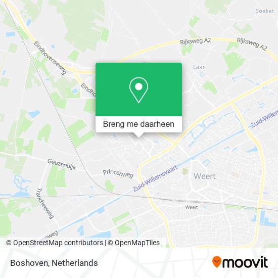 Boshoven kaart