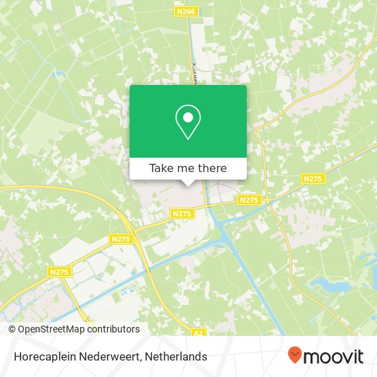 Horecaplein Nederweert kaart