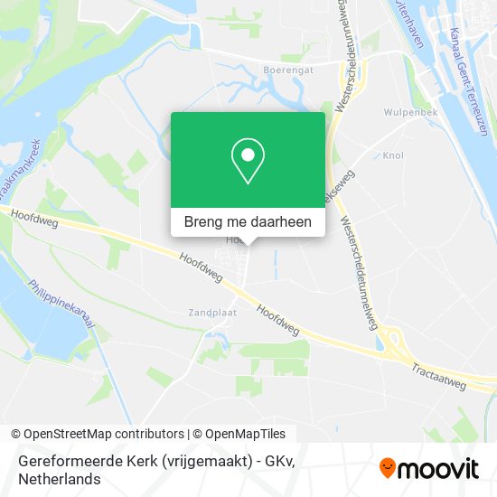 Gereformeerde Kerk (vrijgemaakt) - GKv kaart