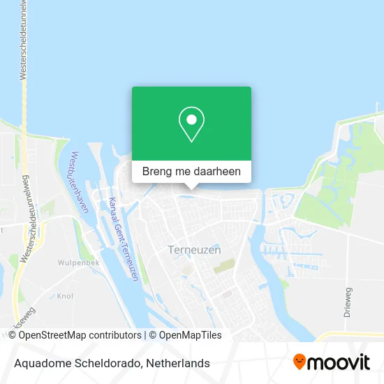 Aquadome Scheldorado kaart