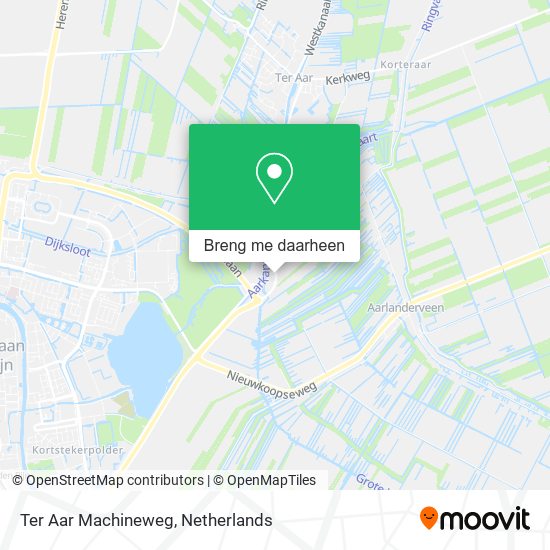 Ter Aar Machineweg kaart