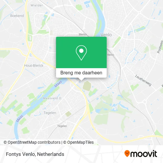 Fontys Venlo kaart