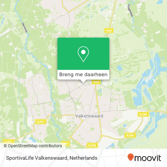 SportivaLife Valkenswaard kaart