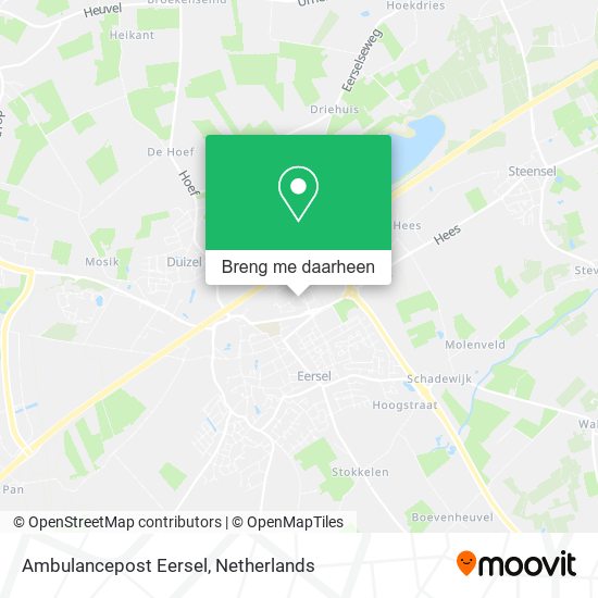 Ambulancepost Eersel kaart