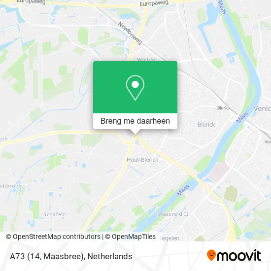 A73 (14, Maasbree) kaart