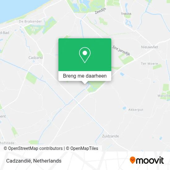 Cadzandië kaart
