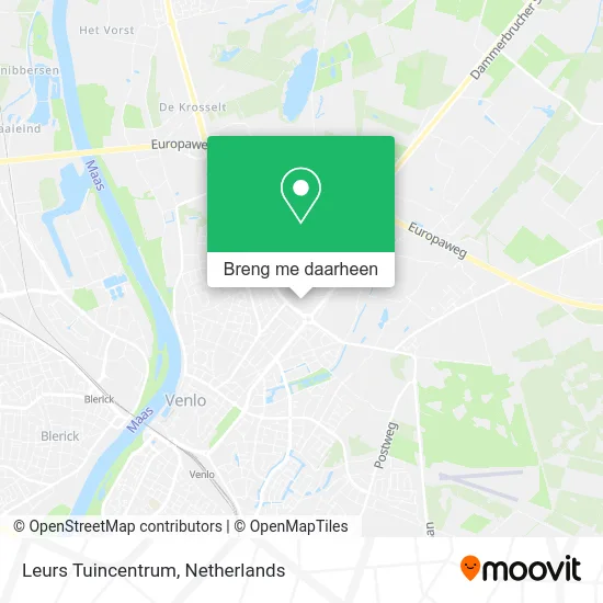 Leurs Tuincentrum kaart