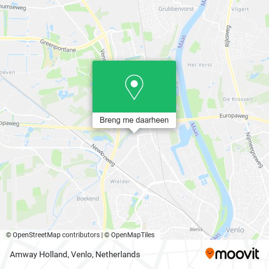 Amway Holland, Venlo kaart