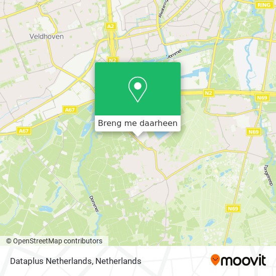 Dataplus Netherlands kaart