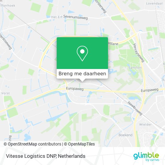 Vitesse Logistics DNP kaart