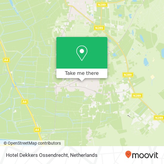 Hotel Dekkers Ossendrecht kaart