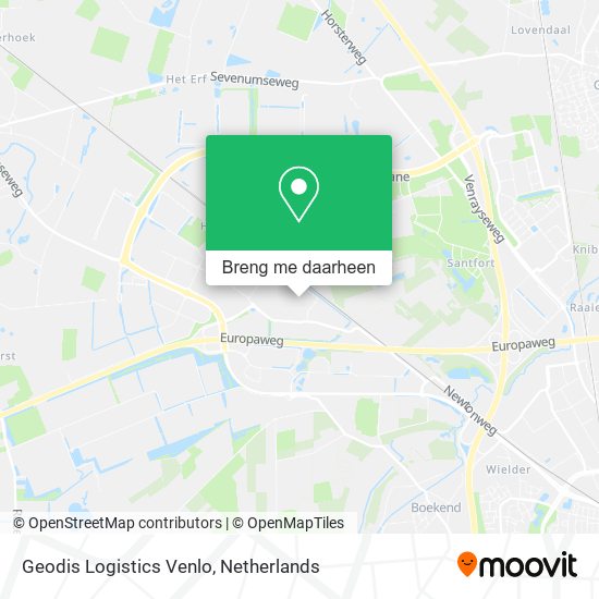 Geodis Logistics Venlo kaart