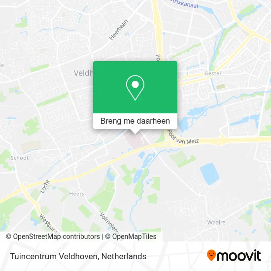 Tuincentrum Veldhoven kaart