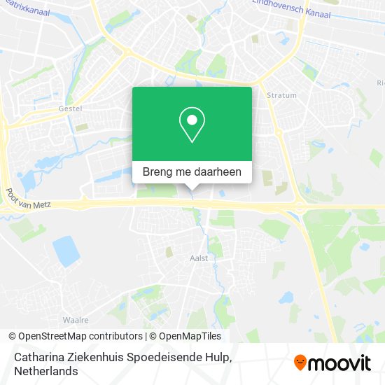 Catharina Ziekenhuis Spoedeisende Hulp kaart