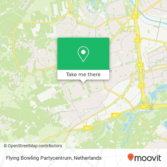 Flying Bowling Partycentrum kaart