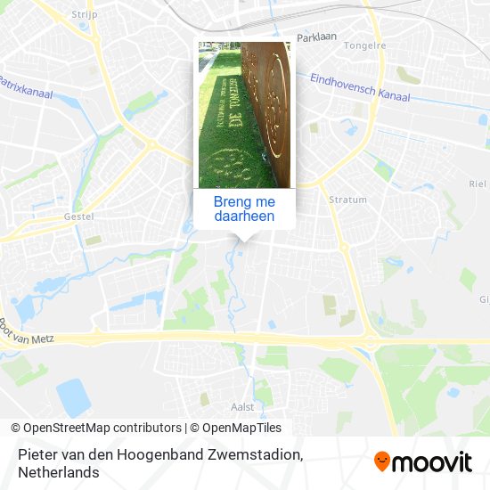 Pieter van den Hoogenband Zwemstadion kaart