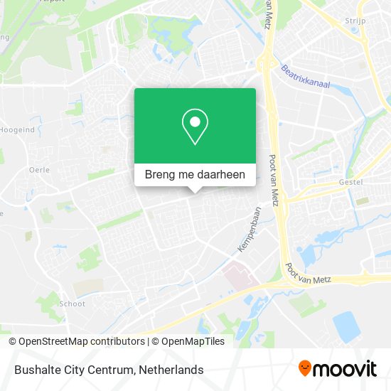 Bushalte City Centrum kaart