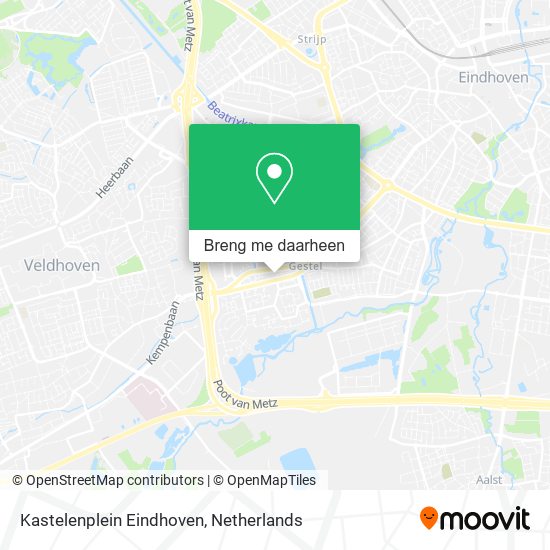 Kastelenplein Eindhoven kaart