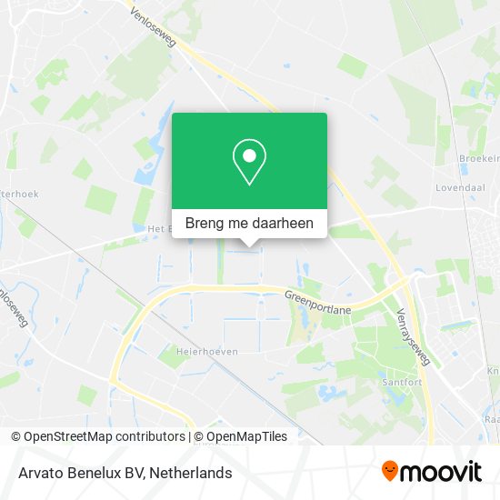 Arvato Benelux BV kaart