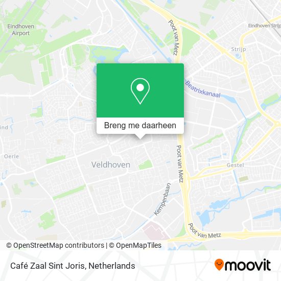 Café Zaal Sint Joris kaart