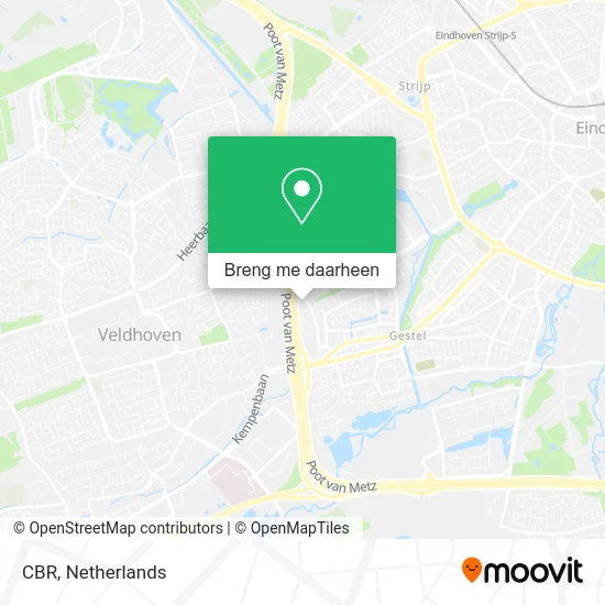 CBR kaart